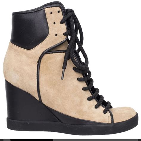 chloe white boots|chloe wedge boots market place.